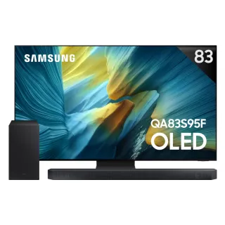 【Samsung 三星】83型 4K 165Hz OLED AI智慧顯示器 83S95F 壁掛安裝(QA83S95FAEXZW)
