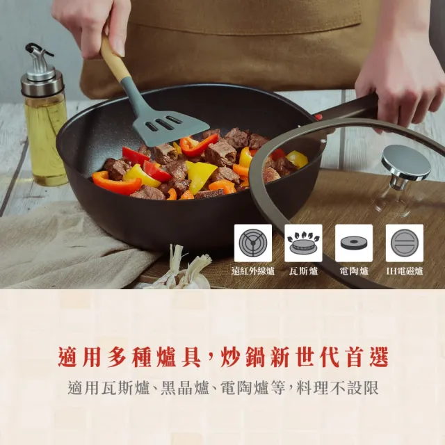 【KUKKAR】聚熱方型深炒鍋