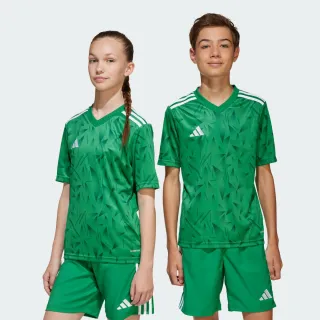 【adidas 愛迪達】TEAM ICON 25 短袖球衣 吸濕排汗 童裝 JJ1956
