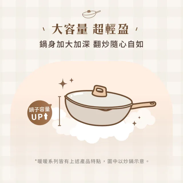 【Tefal 特福】暖暖系列16CM不沾鍋單柄湯鍋-加蓋(IH爐可用鍋/電磁爐適用)