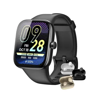 藍芽耳機組【TOZO】S7大螢幕運動心率健康智慧手錶(1.85吋/AMOLED螢幕/心率血氧健康監測/原廠公司貨)