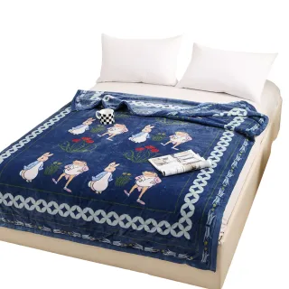 【比得兔與V&A博物館】保暖毛毯*1件(150x200cm 友時光/森物語/幸福饗宴-款式任選)