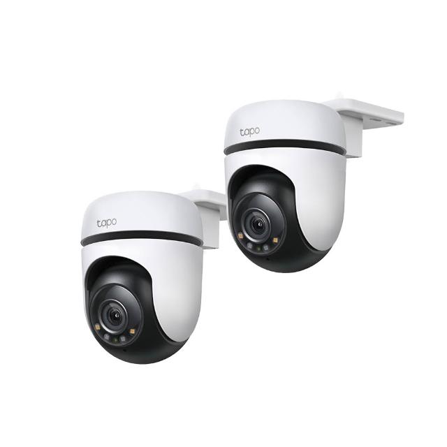 (兩入組)【TP-Link】Tapo C500 1080P 200萬畫素戶外旋轉無線網路攝影機/監視器 IP CAM(IP65防水/支援512G)