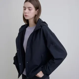 【GIORDANO 佐丹奴】女裝可拆帽軟殼外套 G-Motion Nature系列(09 標誌黑)