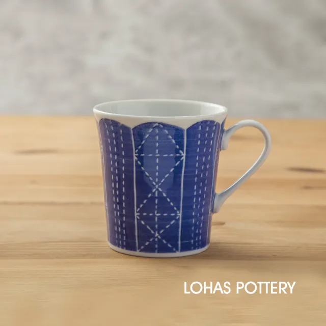 【LohasPottery 陸寶】日本製 美濃燒 日式白瓷 330ml 馬克杯(五入超值組｜紋樣任選)