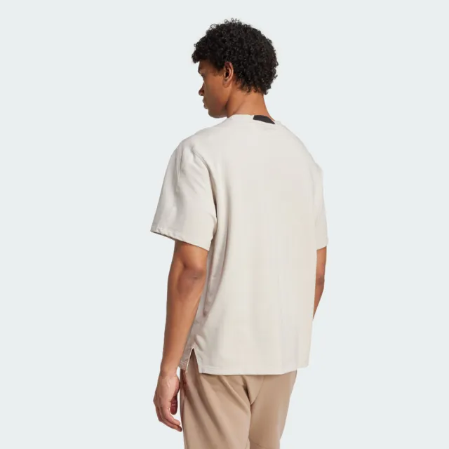 【adidas 愛迪達】愛迪達 D4t X Tee 男 T恤 運動上衣 休閒短袖 米 亞版(JX0705)