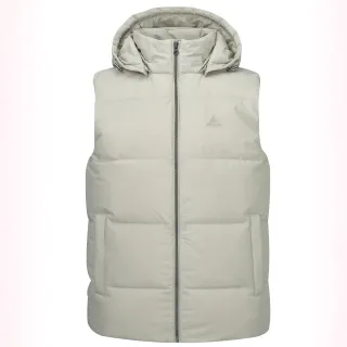 【ATUNAS 歐都納】男款HEAT CORE蓄熱保暖羽絨背心(A1VE2505M米卡/防潑水/防風/休閒/旅遊/百搭款)