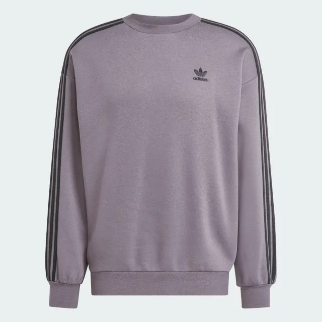 【adidas 愛迪達】運動 休閒 長袖 男上衣 Oversize crew(JY1402)