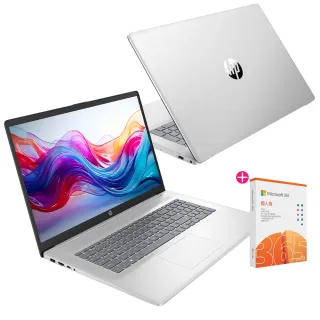 【HP 惠普】M365★17吋 i5-1334U 輕薄效能筆電(17-cn3042TU/16G/512G SSD/Win11/星河銀)