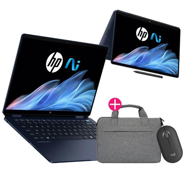 【HP 惠普】送獨家筆電包/滑鼠★OmniBook Ultra Flip 14-fh0021TU 14吋翻轉AI筆電(Core Ultra7 258V/32G/1T