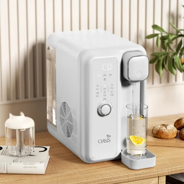 momo獨家 美國OASIS 瞬熱製冷雙享濾淨飲水機 雙享Bar(UVC殺菌)一年份12濾芯組