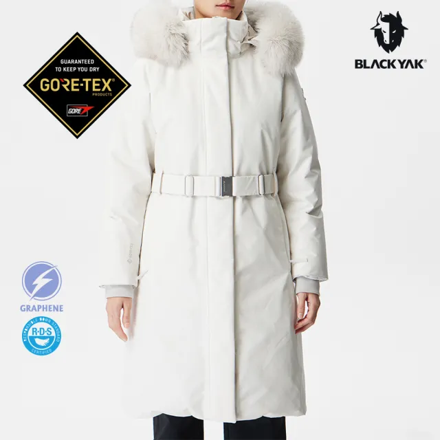 【BLACKYAK】女 ALAYA GTX防水長版羽絨外套[兩色]BYEB2WJ902(GORE-TEX 防水 鵝絨 禦寒風 石墨烯)