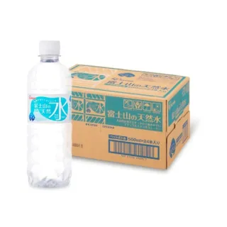 【IRIS】日本直送富士山礦泉水500mlx24入/箱(官方直營;日本原裝進口 天然水 軟水 山泉水 防災 防颱)