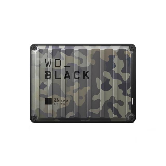 【WD 威騰】WD_BLACK P10 Game Drive 黑標 4TB 2.5吋電競行動硬碟-迷彩(WDBZ7D0040BGN-WESN)