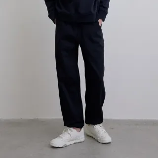 【GIORDANO 佐丹奴】女裝厚磅休閒束口褲 Two Mile Wear系列(09 標誌黑)