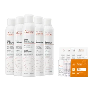 【Avene 雅漾官方直營】雙12限定★活泉水穩膚噴霧300mlx5入組(保濕化妝水/舒緩乾癢敏弱)