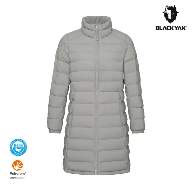【BLACKYAK】女 DION長版羽絨外套(二色)秋冬 POLYGIENE 人道鵝絨 女長版外套(BYEB2WJ907)