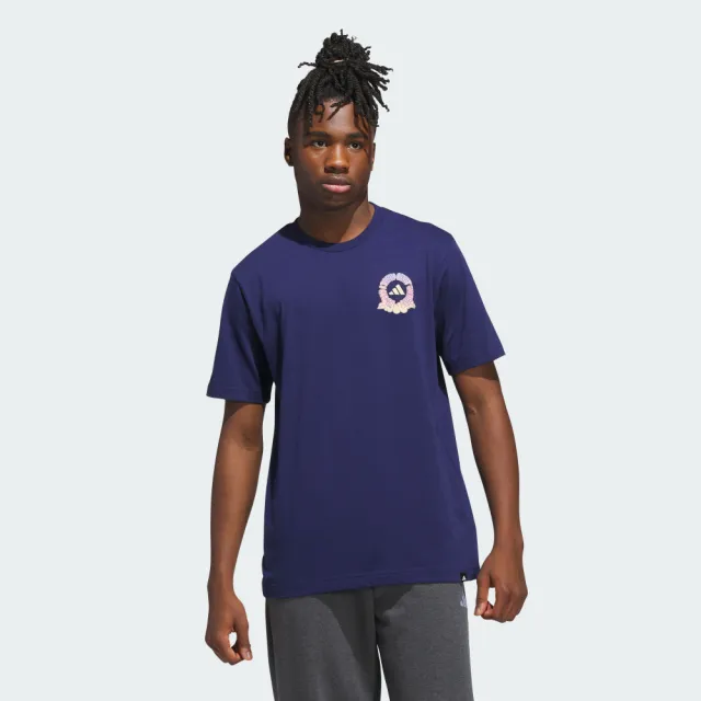 【adidas 愛迪達】短袖上衣 T恤 男 JV8450