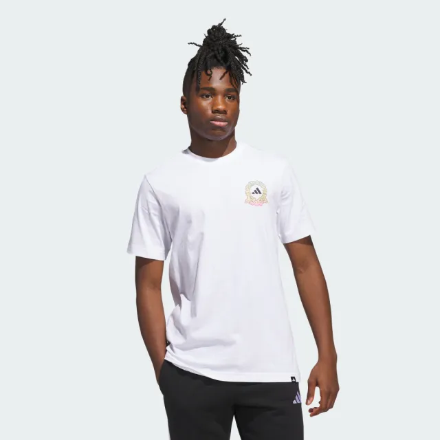 【adidas 愛迪達】短袖上衣 T恤 男 JN2509