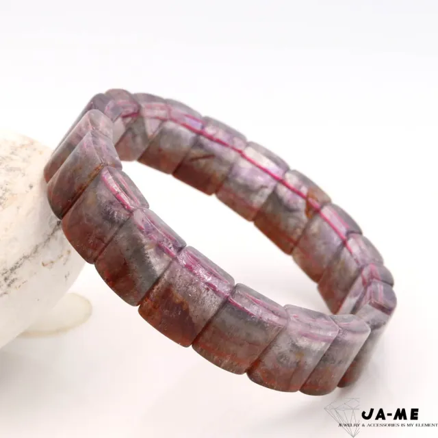 【JA-ME】天然水晶精品極光23手牌14mm