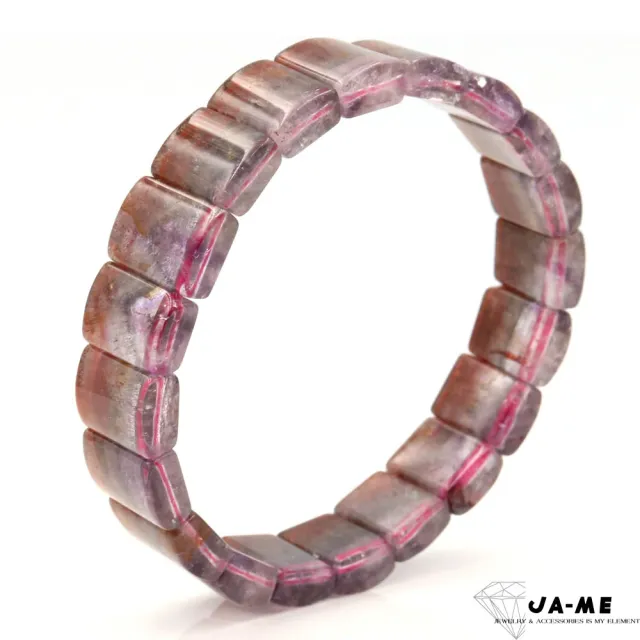 【JA-ME】天然水晶精品極光23手牌14mm