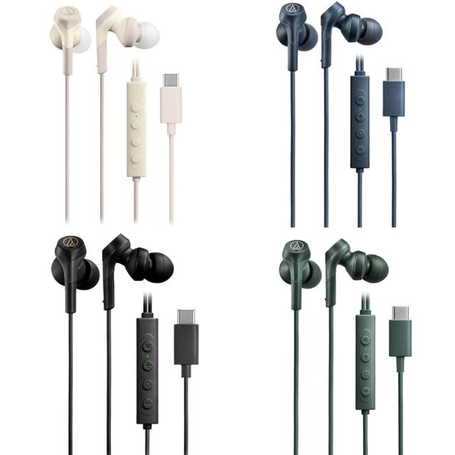 【audio-technica 鐵三角】CKS330NC USB Type-C™ 耳塞式降噪耳機(4色)