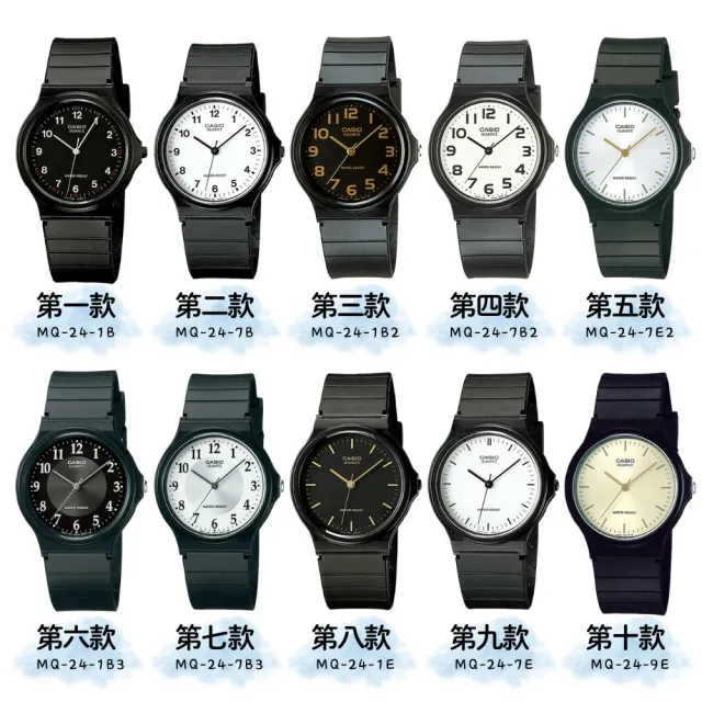 【CASIO 卡西歐】經典必敗指針錶(MQ-24)