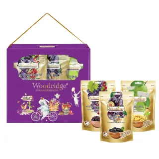 【森之果物】果本經典禮盒(芭樂乾/蜜棗乾/葡萄乾+蔓越莓乾 春節禮盒 送禮)