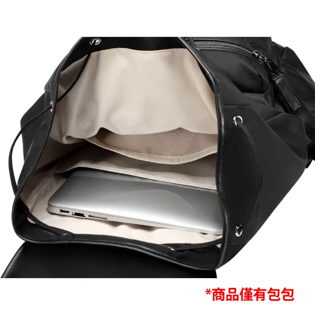 【ZENDAR】直播限定 限量3折 頂級高彈性尼龍休閒後背包 琪亞拉系列 全新專櫃展示品(黑色)