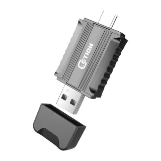 【ETION】TypeC雙接頭CarPlay/Android Auto有線轉無線二合一超迷你轉接器車機(雙頭有線轉無線二合一)