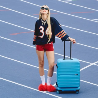 【eminent 萬國通路】官方旗艦館 - 28吋 UNIVO 上掀式溜冰輪防爆拉鍊箱 KK98(共四色)