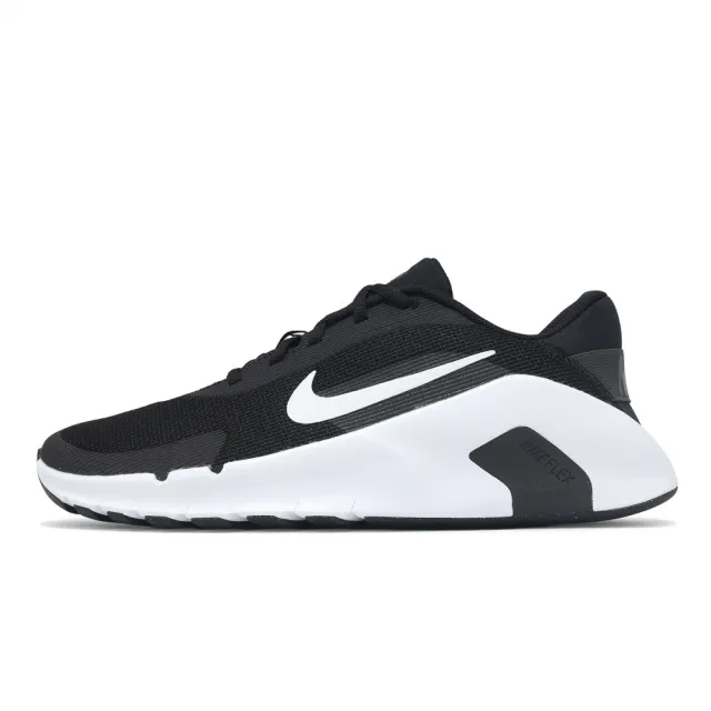 【NIKE 耐吉】訓練鞋 Flex Train 男鞋 黑 白 緩震 運動鞋(HV9972-003)