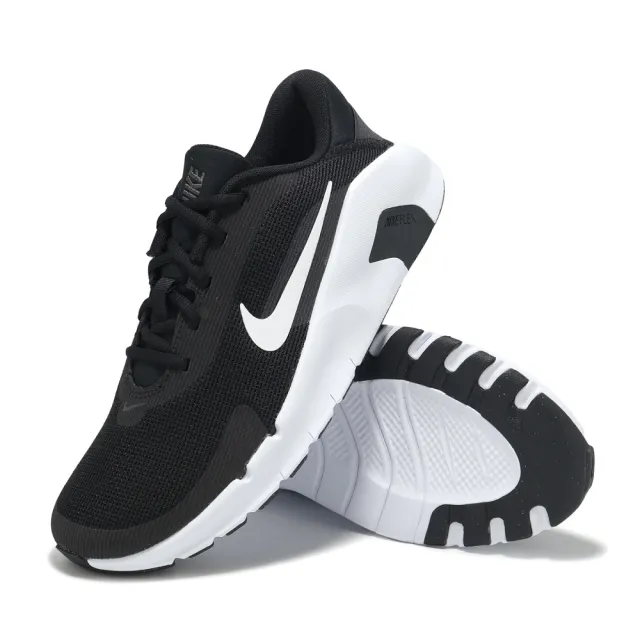 【NIKE 耐吉】訓練鞋 Flex Train 男鞋 黑 白 緩震 運動鞋(HV9972-003)