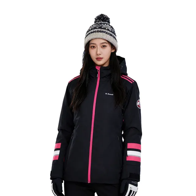 【St.Bonalt 聖伯納】時尚純色防風防水 保暖雪服外套 │女款 FW9007(雪衣 滑雪服 滑雪衣 滑雪裝備 耐磨)