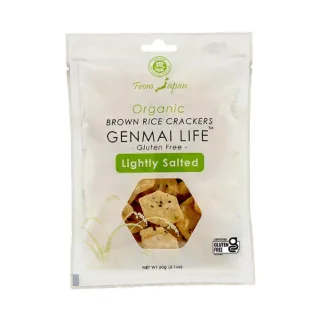 【EDEN 有機思維】買3送3-MUSO 日本有機糙米仙貝餅乾-薄鹽/日式醬油 60gx6包(無麩質全素食)