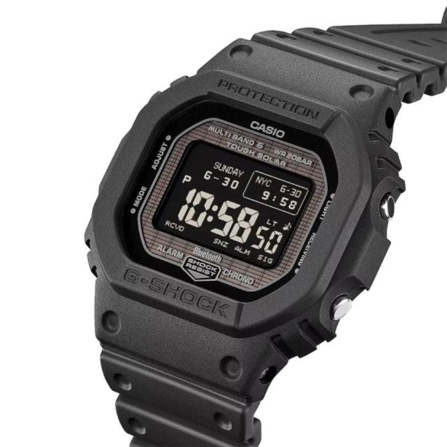 【CASIO 卡西歐】G-SHOCK 太陽能藍芽MIP LCD電子錶 手錶 學生錶 聖誕節 交換禮物(GW-BX5600-1A1)