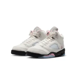 【NIKE 耐吉】運動鞋 籃球鞋 中大童鞋 AIR JORDAN 5 RETRO OG GS 喬丹 AJ5 高筒 緩震 白紫(HQ7980102)