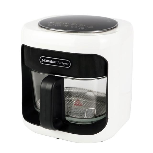 【山崎】4.3L透視玻璃遠紅外線氣炸鍋SK-F1(贈 耐熱隔熱墊)