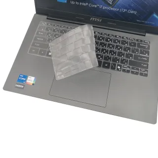 【Ezstick】MSI 微星 Modern 14 H D13MG TPU 鍵盤保護膜(鍵盤膜)