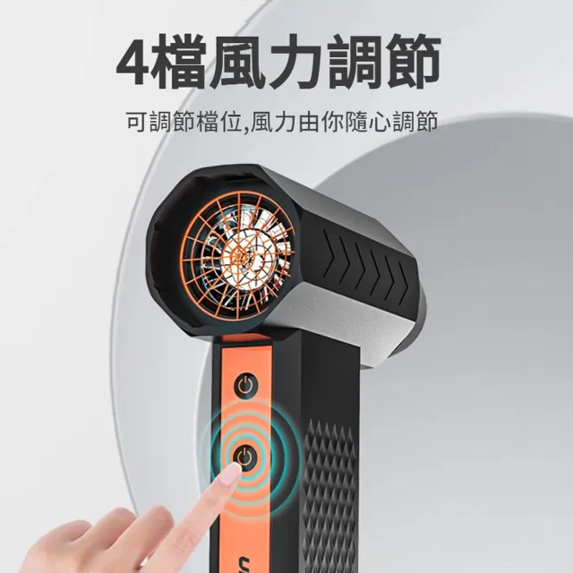 【ANTIAN】Z18 16萬轉 無線手持暴風吹塵槍 強力渦輪高速吹塵器 戶外烤肉生火吹氣泵
