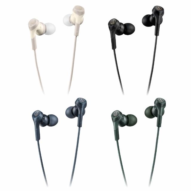 【audio-technica 鐵三角】ATH-CKS330NC USB Type-C 耳塞式降噪耳機(綠色/藍色)