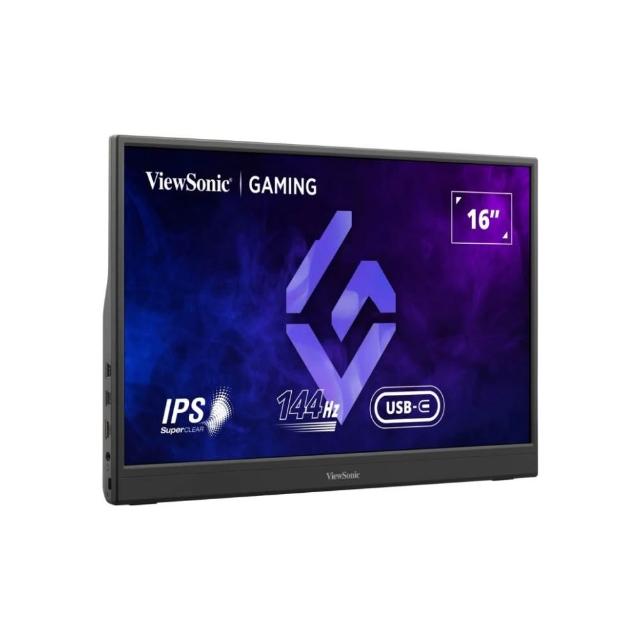 【ViewSonic 優派】VX1654 16型 IPS 144Hz 攜帶式電競螢幕(Type C/5ms/FreeSync)