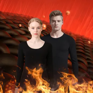 【Ania Casa】4入 石墨烯遠紅外線發熱衣 台灣製 能量衣 保暖衣 衛生衣 圓領機能衣(男女生款4入)