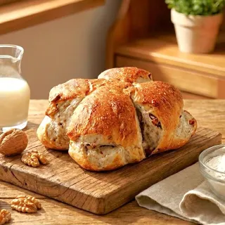 【聖瑪莉】春麥鮮奶核桃 X8入(聖瑪莉/歐包/全麥/麵包/餐盒)