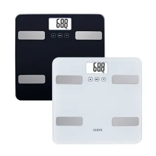 【SAMPO 聲寶】大螢幕智能電子體重計/體脂計/聖誕交換禮物(BF-Z2307SL)