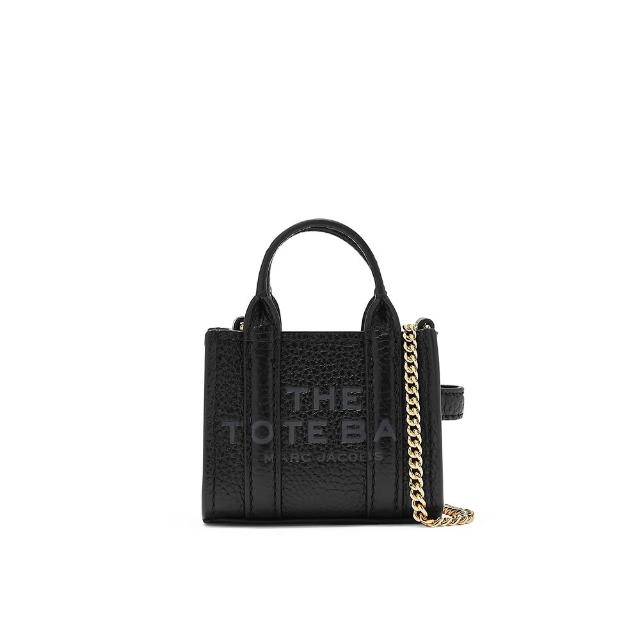【MARC JACOBS】本季精選 MJ 黑色迷你托特鍊包