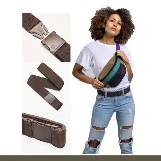 【ARCADE】ATLAS 輕量彈性機能腰帶 - 橄欖棕(戶外登山/休閒腰帶/滑雪配件/TSA友善)