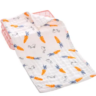 【優貝選】動物純綿柔軟嬰幼兒水洗六層紗布洗澡巾(四件組)