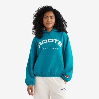【Roots】Roots女裝- ALPINE GOODS 連帽上衣(湖水綠)