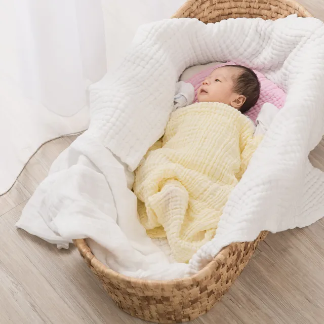 【L’Ange棉之境】6層純棉紗布浴巾/蓋毯 70x120cm(多款可選)